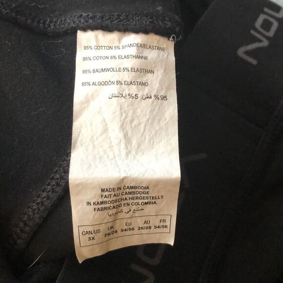 NOLA activewear cotton leggings plus size 3X - Picture 4 of 4